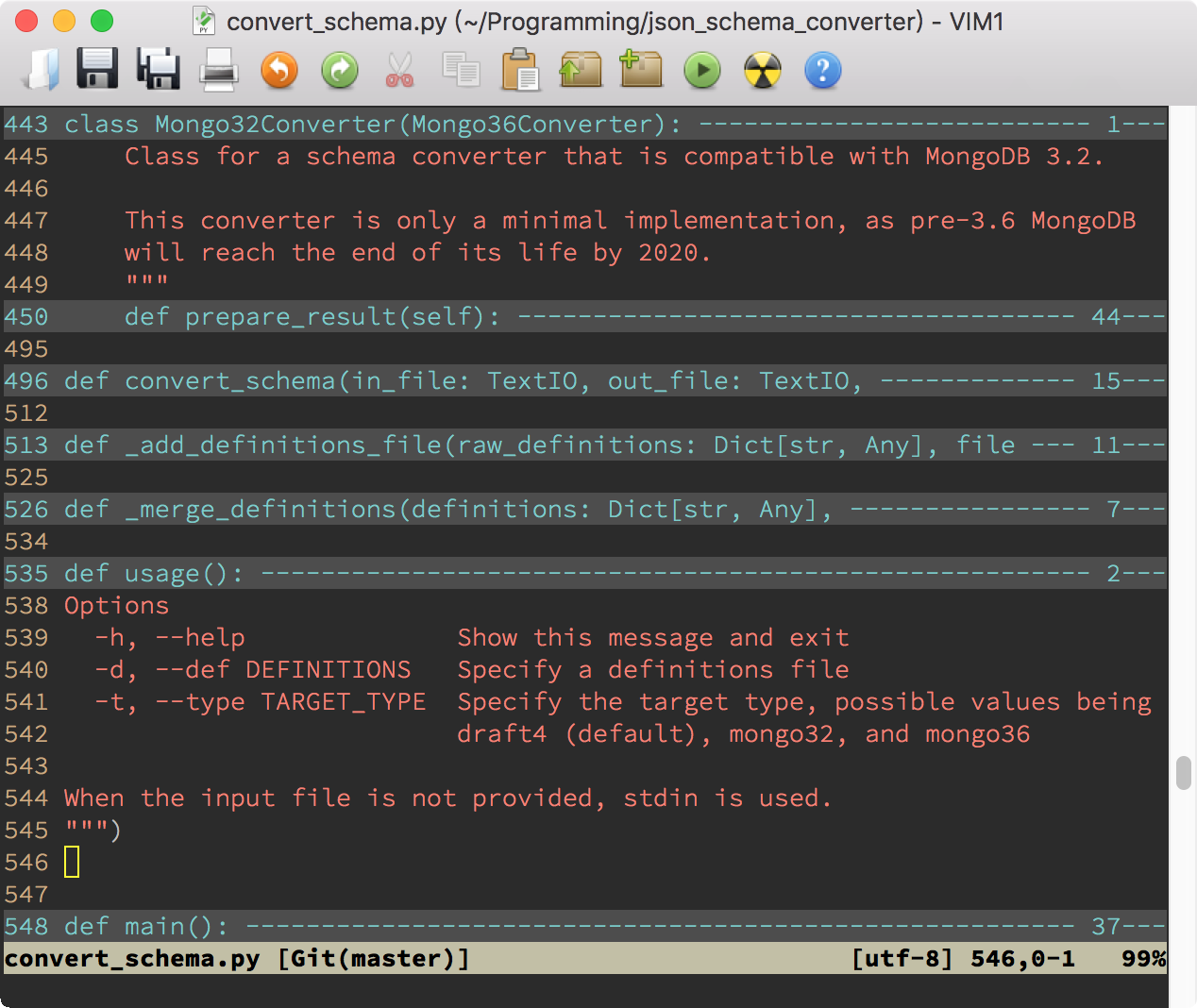 代码折叠效果 FigX3.1